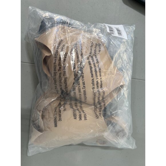 Rhonda Shear 2 Pack Molded Cup Bra with Wrap Back Size XL Black Beige Intimate - Picture 7 of 9